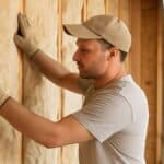 Maçon isolation mur garage